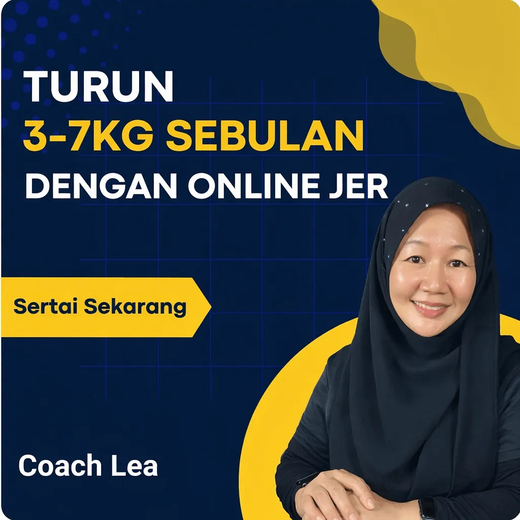 Coach Lea — Turun 3-7kg sebulan dengan online coaching
