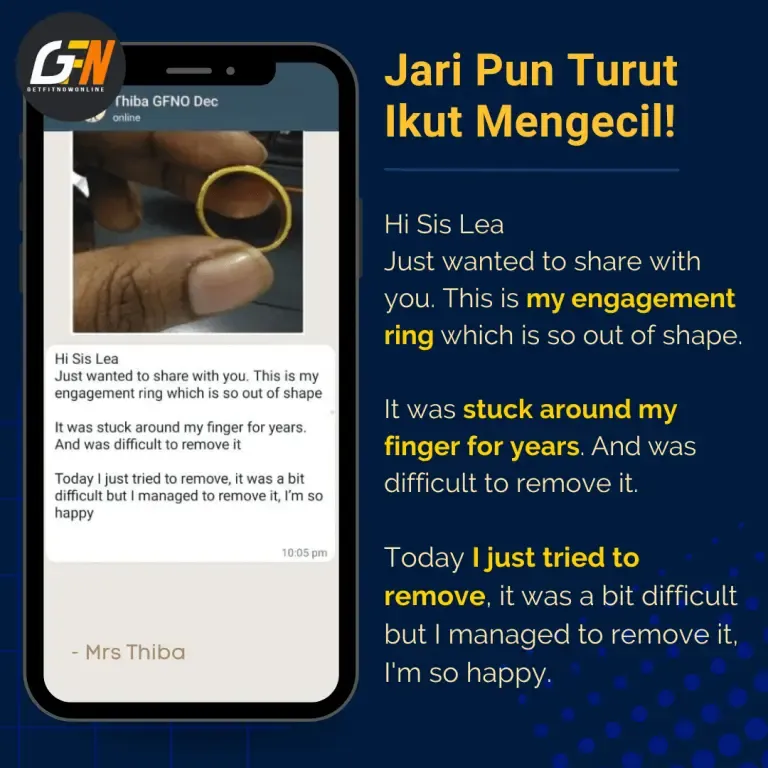 Testimoni Mrs Thiba jari mengecil